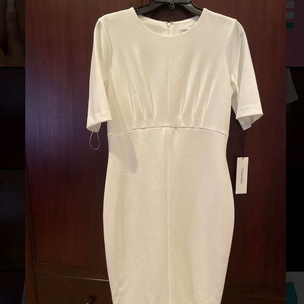 Beautiful white Calvin Klein dress